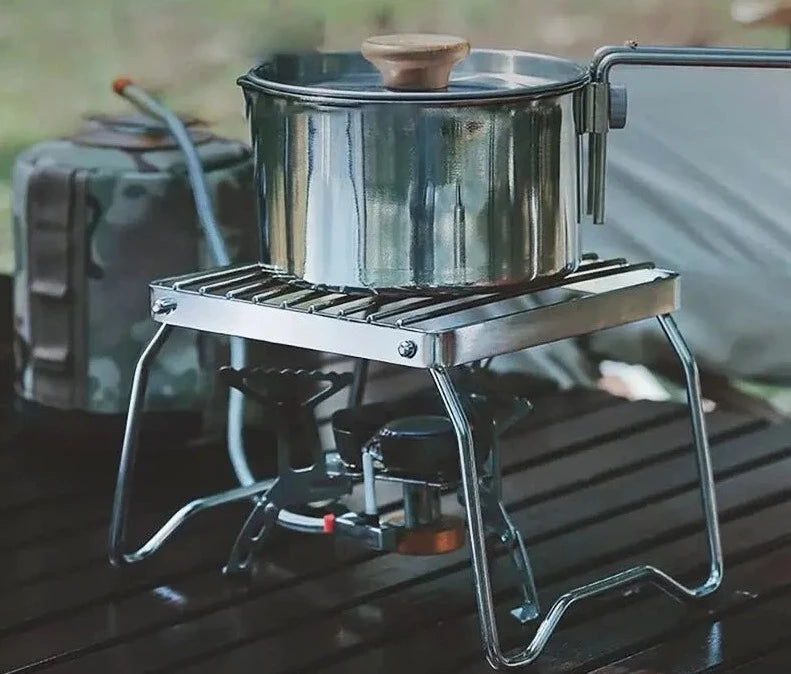 Portable Stainless Steel Camping Rack