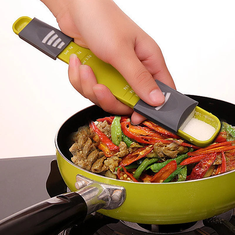 Adjustable Kitchen Scales and Measuring Spoon Set