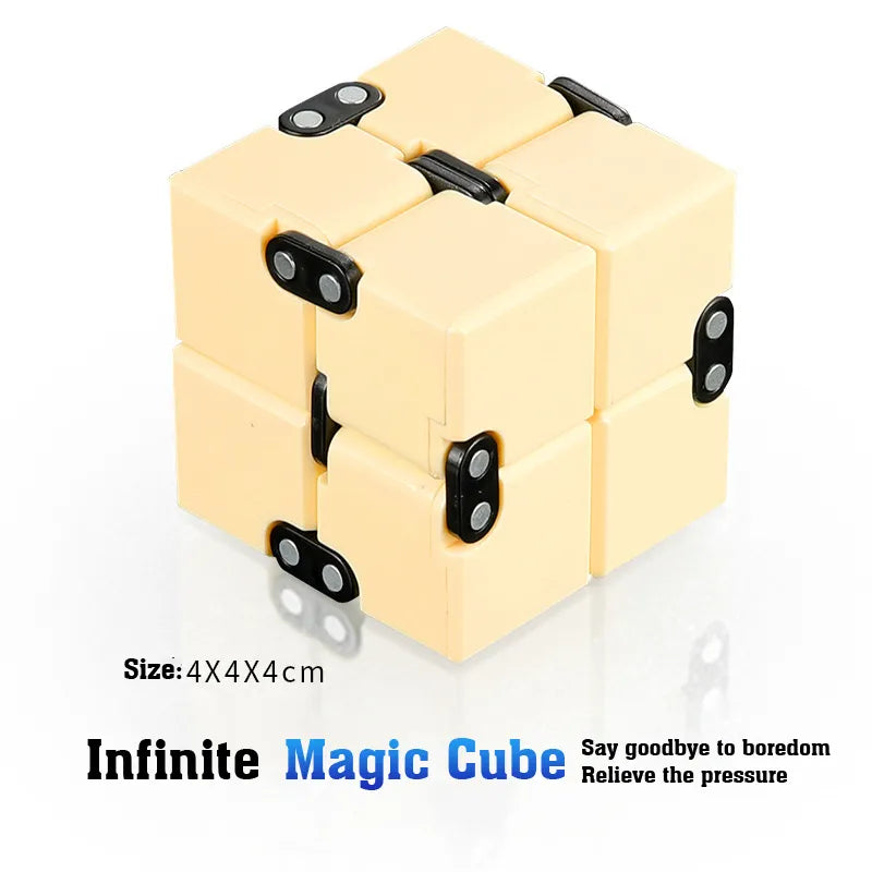 Metal Infinite Magic Cube - Stress-Relief Fidget Toy