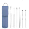 Stainless Steel Earpick Ear Cleaner Spoon Kit for Ear Wax Removal