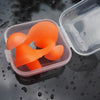 Waterproof Swimming Earplugs with Silicone Spiral Design and Storage Box