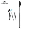 Carbon Fiber Trekking Poles with Diamond Twill Pattern - Portable Folding Hiking Sticks - 110cm 1...