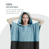 Quick-Dry Microfiber Surf Poncho Towel for Adults