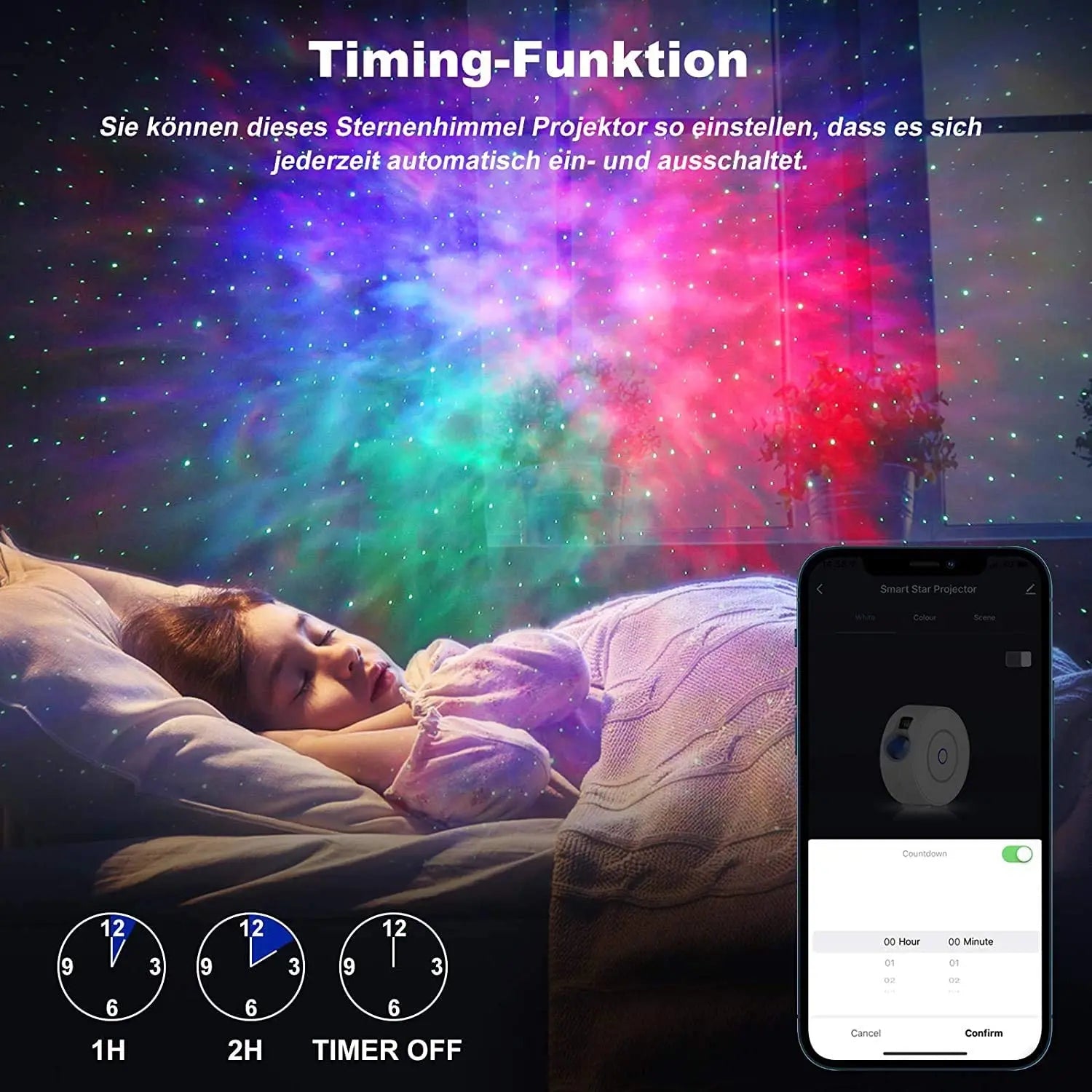 WiFi Smart Star Projector with Voice and App Control
