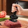 Stainless Steel Meat Tenderizer Needle for Steak and Poultry - Black