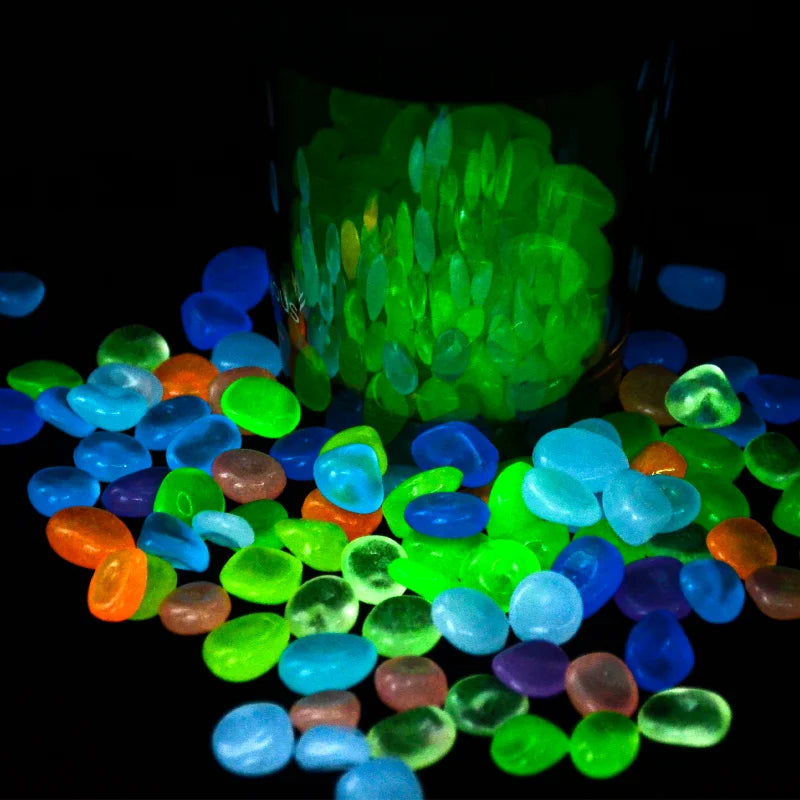 Glow in the Dark Garden Pebbles - Decorate Your Garden and Aquarium