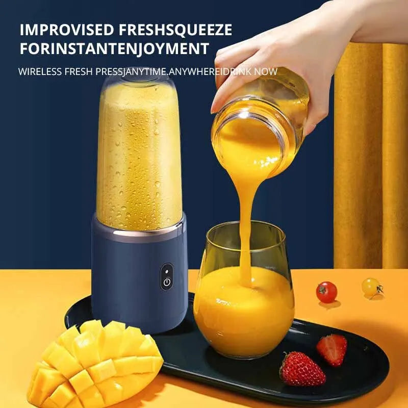 Portable Electric Juicer and Smoothie Blender