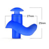Waterproof Swimming Earplugs with Silicone Spiral Design and Storage Box