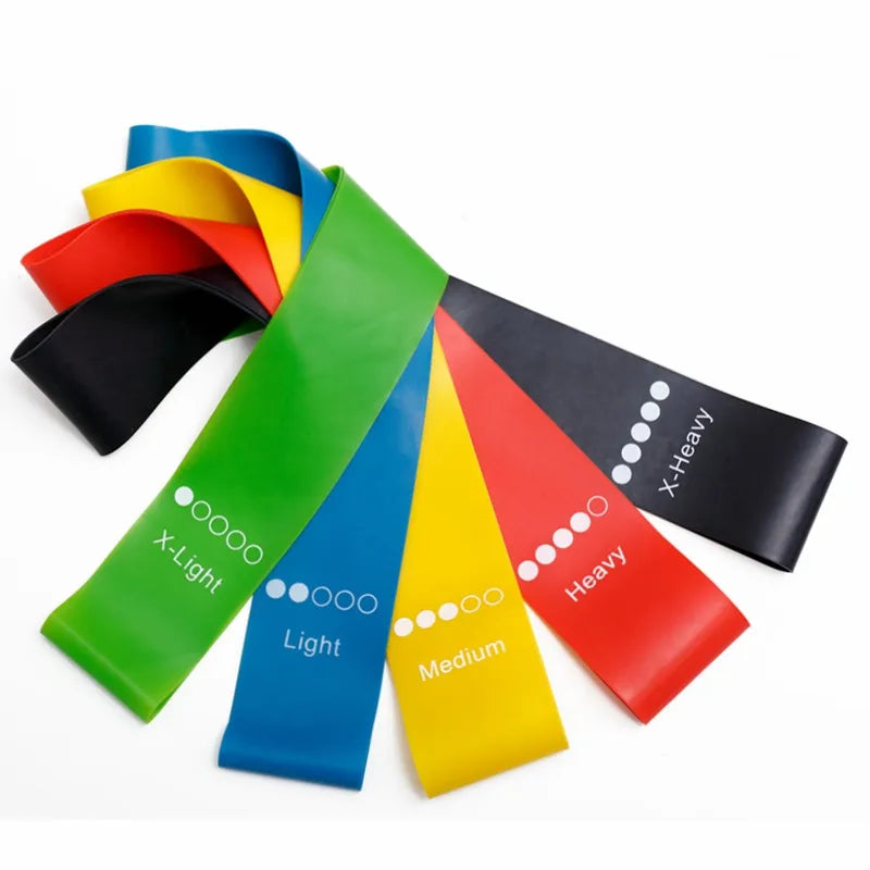 5-Piece Yoga Resistance Rubber Bands Set