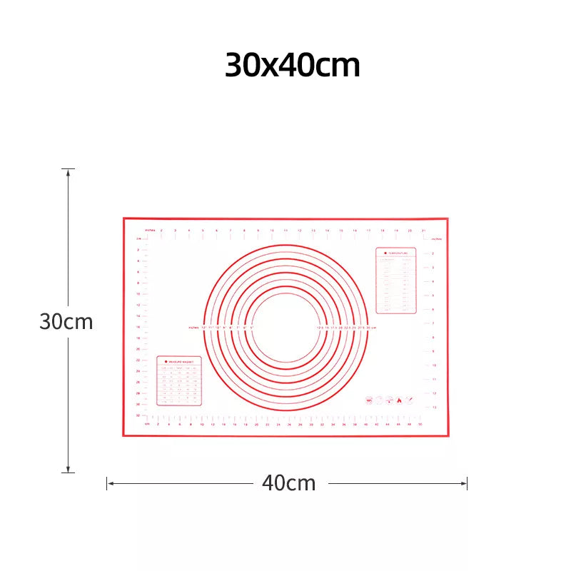Non-Stick Silicone Baking Mat for Pizza Dough and Pastry Making