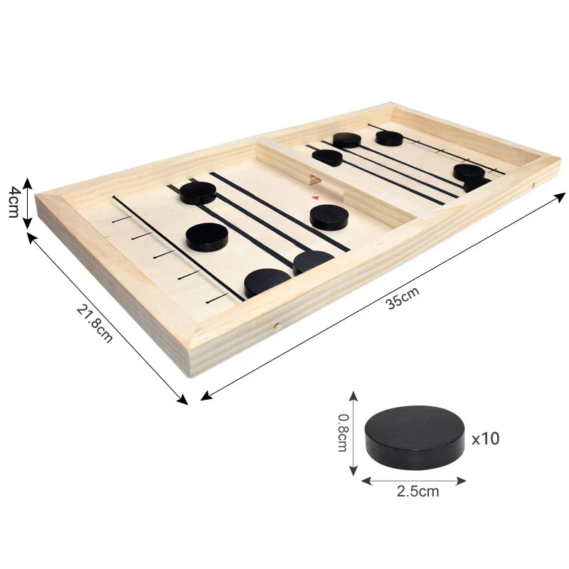 Fast Sling Puck Game - Interactive Table Hockey for All Ages