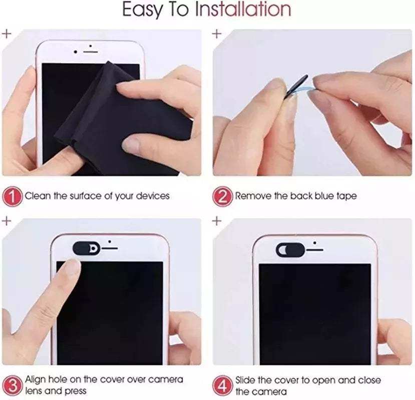 Magnet Slider Webcam Cover for Privacy Protection