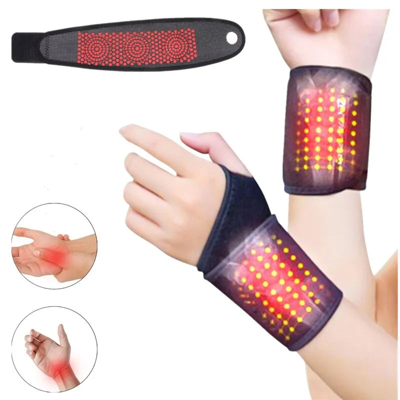 Self-Heating Magnetic Wrist Band for Pain Relief