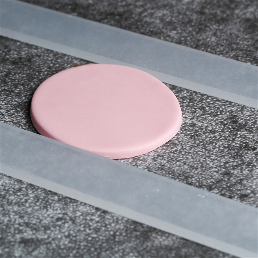 2PCS Acrylic Biscuit Rolling Pin Guides for Measuring Dough Thickness - Kitchen Accessories