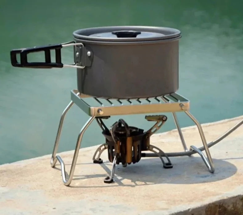 Portable Stainless Steel Camping Rack