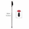 Carbon Fiber Trekking Poles with Diamond Twill Pattern - Portable Folding Hiking Sticks