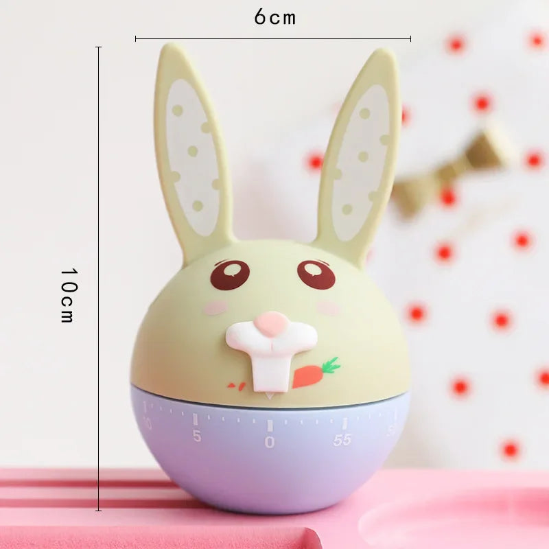 Cartoon Animal Vegetable Shaped Kitchen Timer for Cooking and Baking