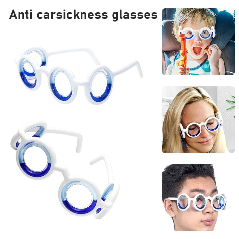 Anti-Sickness Glasses for Carsickness Relief - Lightweight and Foldable