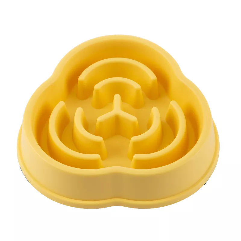 Anti-Choking Slow Food Bowl for Pets - Multiple Colors and Shapes