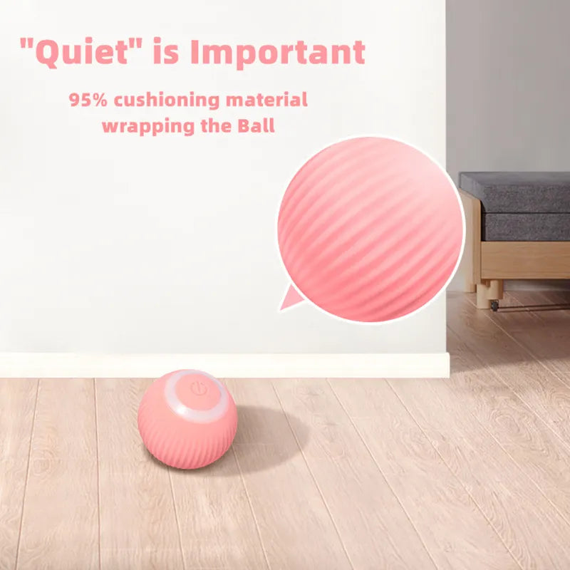 Interactive Electric Cat Ball Toy for Indoor Play