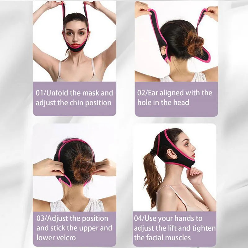 Triangular Anti-Snoring Chin Strap for Better Sleep