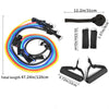 11pcs/Set Resistance Bands and Portable Fitness Equipment