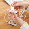 Plastic Desk Cable Organizer and Storage Rack