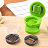 Multi-Functional Plastic Garlic Mud Press for Slicing, Dicing, and Storage