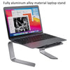 Adjustable Aluminum Laptop Stand for MacBook and Tablets