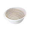 SwivelFresh Duo: Removable Double Layer Fruit and Vegetable Washing Tray