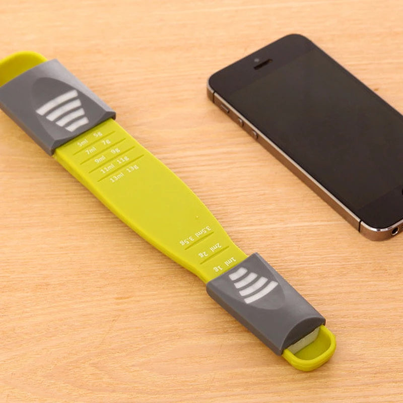 Adjustable Kitchen Scales and Measuring Spoon Set