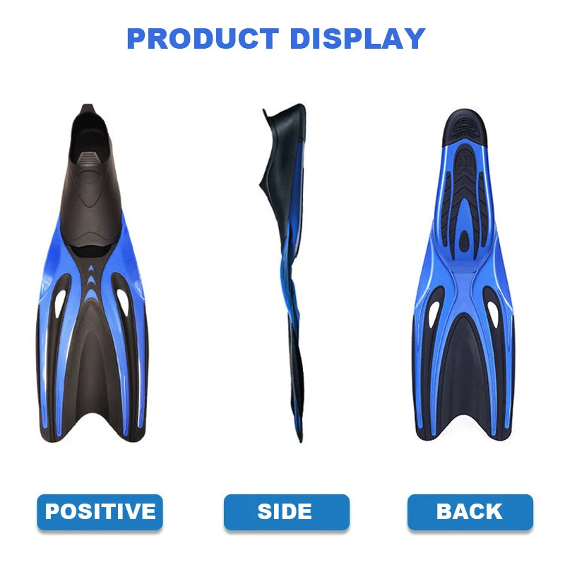 Professional Adult Non-Slip Swimming Diving Fins for Water Sports