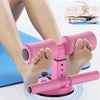 Suction Cup Sit-Up Bar for Abdominal and Leg Workouts - Horizontal Bar-Blue