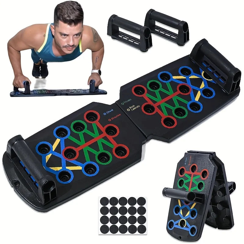 Portable Push-Up Board Set for Full-Body Training