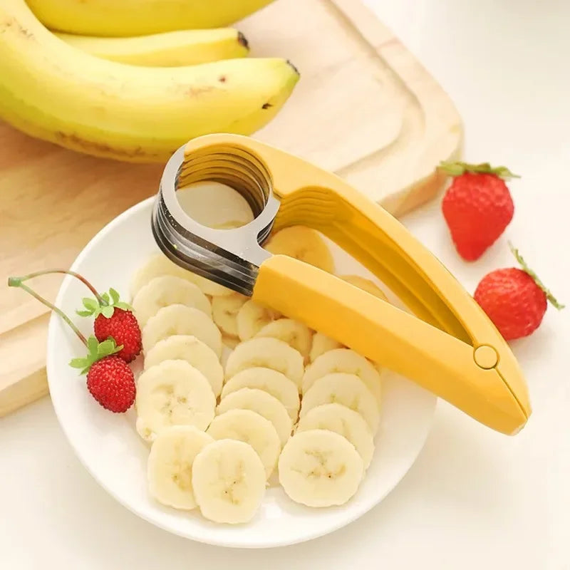 Stainless Steel Banana Slicer and Fruit/Vegetable Cutter