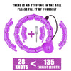 Adjustable Weighted Slimming Hoop for Abdominal Exercise at Home