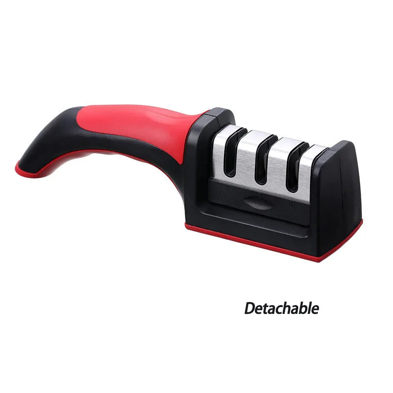 3-Stage Handheld Knife Sharpener - Tungsten / Ceramic Course / Ceramic Fine