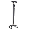 Retractable Aluminium Safety Walking Cane with LED Light for Elderly Men and Women