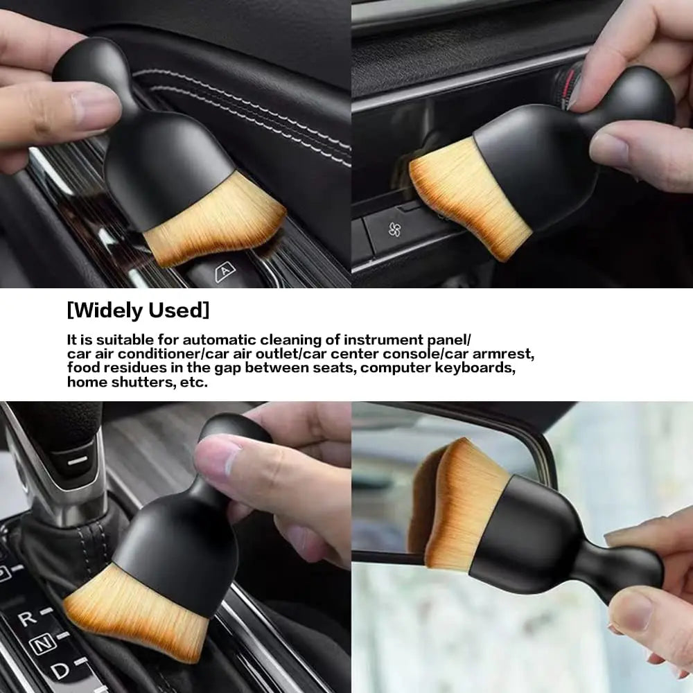 Car Interior Cleaning and Detailing Brush Set for Dust Removal