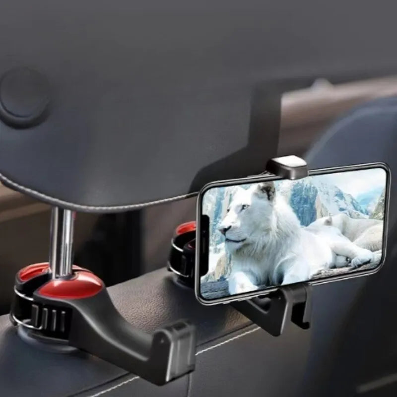 2-in-1 Car Hook and Phone Holder
