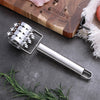 Stainless Steel Handheld Meat Tenderizer Roller for Steak and Pork