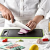 Double-Sided Cutting Board with Thawing Function and Sharpener