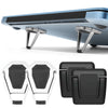 Metal Foldable Laptop Stand with Non-slip Base - 2pcs (Metal)