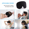 Soft Eye Mask for Sleeping and Travel - Blocks Out Light for Relaxation