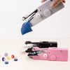 Portable Mini Sewing Machine with Bobbin - Perfect for Home and Travel - White