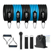 5-Tube Fitness Resistance Bands Set with Accessories