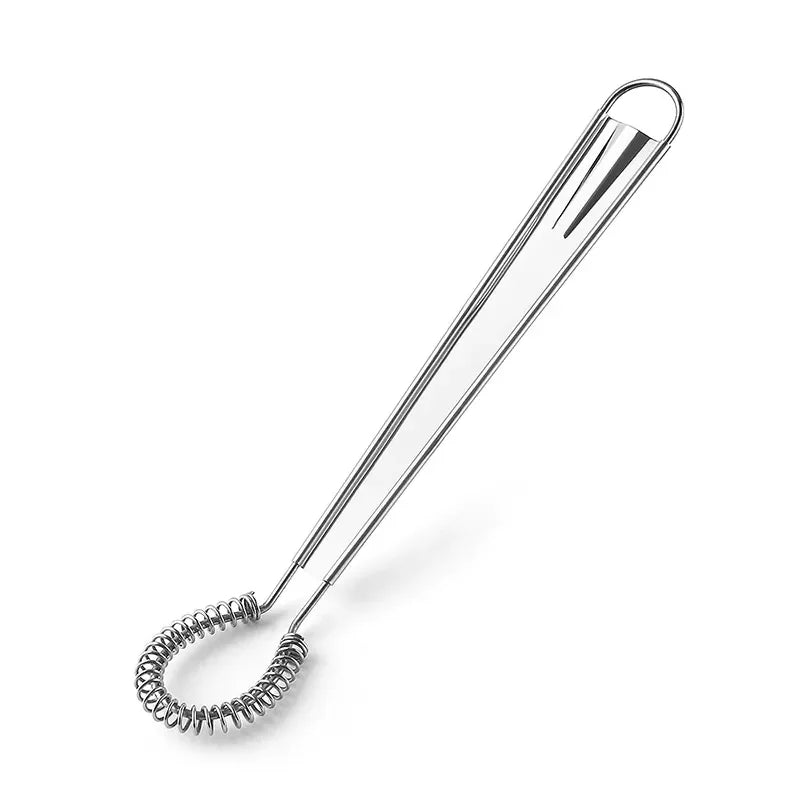 Stainless Steel Magic Hand-Held Spring Whisk - 20cm Mini Kitchen Mixer