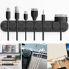Adhesive Cable Winder Clips for Desk Organization