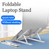 Adjustable Laptop Stand - Portable Support for iPad, Macbook and Laptops - Black