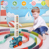Automatic Domino Train Set - Educational Toy for Kids